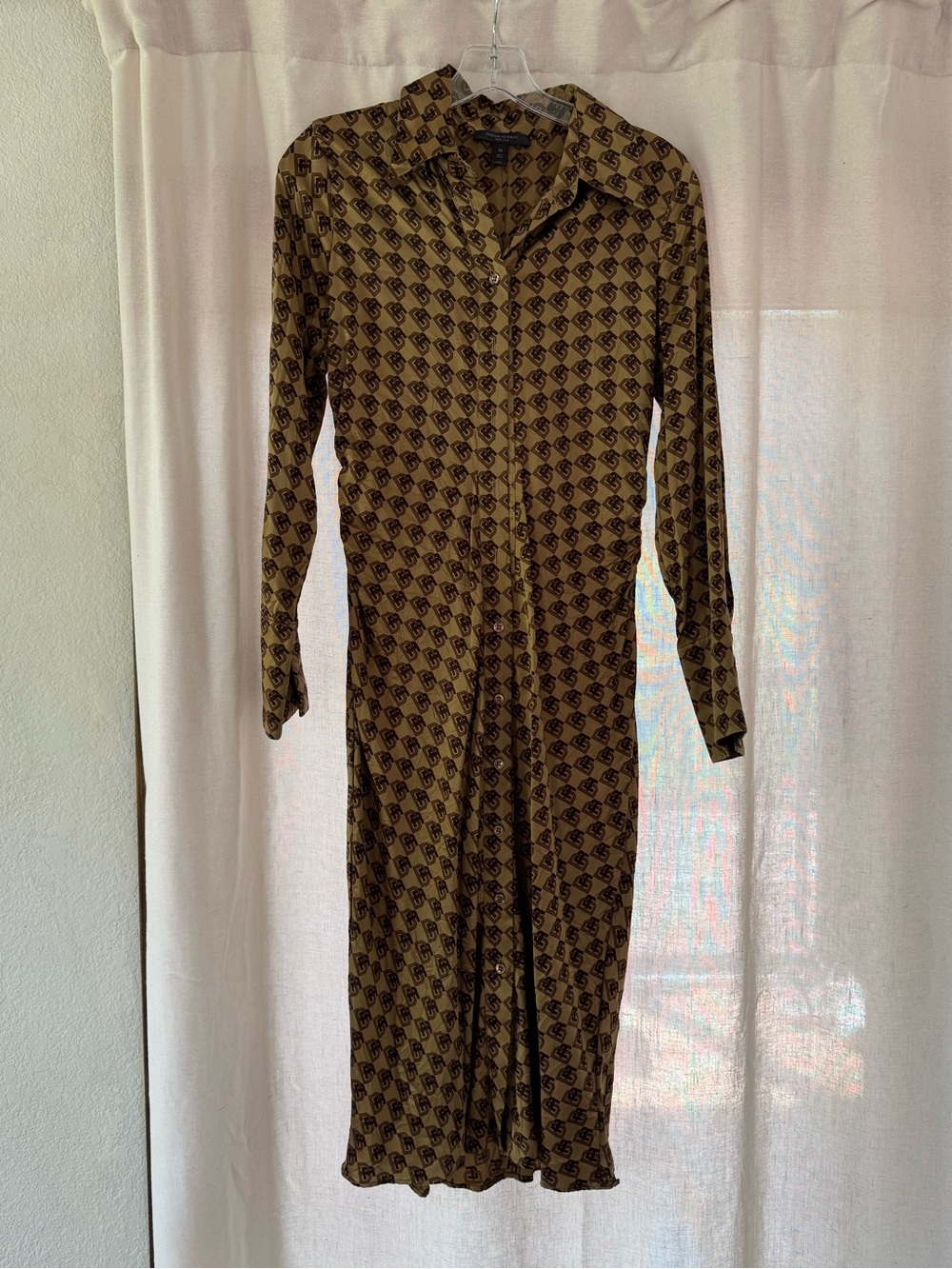 Banana republic 100% silk dress size xs